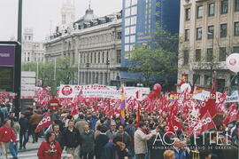 Manifestación del 1º de mayo por las calles de Madrid