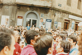 Miembros de UGT en una manifestación