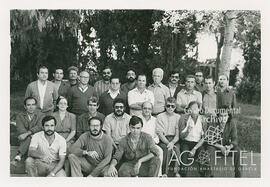 Retrato de grupo de miembros de UGT Valencia