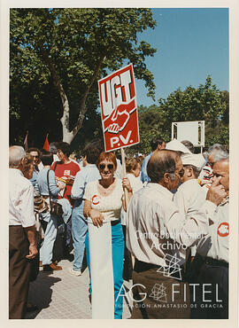 Manifestación del 1º de Mayo de 1997 en Castellón de la Plana
