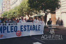 Manifestación del 1º de Mayo de 1997 en Valladolid