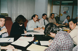 Reunión en UGT-Metal presidida por el secretario general Manuel Fernández López