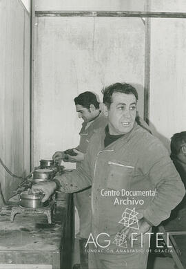 Obrero trabajando