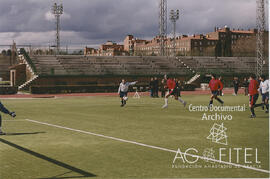 Partido de fútbol entre el equipo patrocinado por el Instituto de Formación y Estudios Sociales y el de MCA-UGT