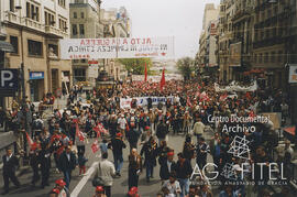 Manifestación 1º de Mayo por la calles de Madrid