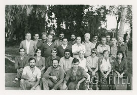 Retrato de grupo de miembros de UGT Valencia