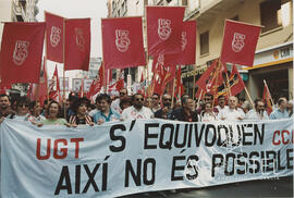 Manifestación del 1º de Mayo de 1992 en Valencia