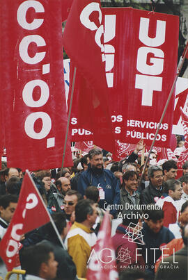 Manifestación del 1º de mayo por las calles de Madrid